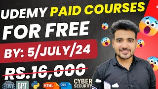 Udemy Free Courses With Free Certificate in July 2024 🔥 SAVE Rs 15000  Learn Technical Skills [upl. by Willms950]