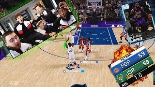 CLUTCH ALLTIME SCORING LEBRON  4 Player INTENSE Basketball Challenge w 2HYPE [upl. by Diena]