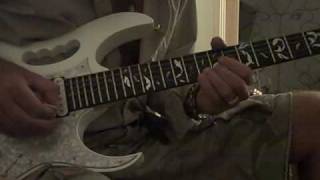 Steve Vai Ibanez JEM 7V Shred Guitar Improvisation Nasty Sound [upl. by Yeldua]