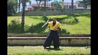 Kenjutsu Chie no Senshi Ryu  Iaijutsu katori shinto Ryu  Chie no Senshi Sokē João Martins [upl. by Nnybor]