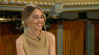 Interview Emilia Clarke Game of Thrones The Seagull and the strokes 17 July 22 [upl. by Neddy]