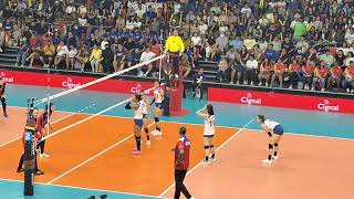 Awesome 2nd set PHI 🇵🇭 vs IRI 🇮🇷 tinapos ni Sisi Rondina AVC CHALLENGE CUP 2024 ALAS PILIPINAS ❤️ [upl. by Dalli435]