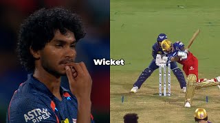 Virat Kohli Wicket Today Match  Virat Kohli Wicket Vs Lsg  M Siddharth Debut Wicket IPL Kohli Out [upl. by Cooperstein458]