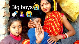 😭🍼🤱Big boys feed vlog video।Anju vlogs yoytube channel [upl. by Joao]