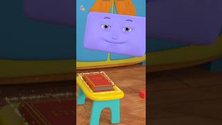 ▭ Aprende Formas Rectangulares Canción Divertida Para Niños shorts reels funny animation music [upl. by Eelrebmik342]