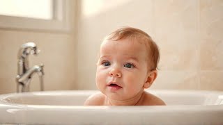 How to baby first bath babyfirstbath babycare newbornbaby firstbath [upl. by Herbert]