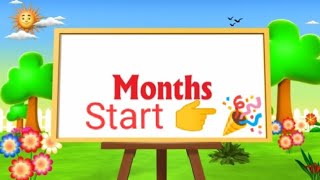 Months of Year §§ Months of Year in English §§ English months ✅🦜✅ [upl. by Yrok]