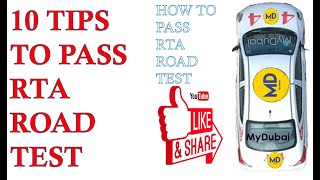 How to pass RTA road test 10 Tips to pass final road test [upl. by Primaveras]