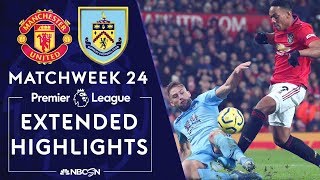 Manchester United v Burnley  PREMIER LEAGUE HIGHLIGHTS  1222020  NBC Sports [upl. by Shanks]