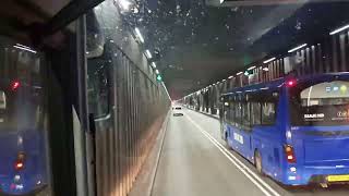 🇬🇧 COACH ROUTE TIMELAPSE  Oxford Bus Company the airline Oxford ➔ Gatwick Airport [upl. by Brice885]