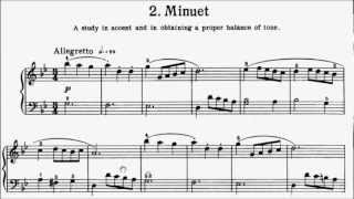 First Lessons in Bach Book 1 No2 Minuet BWV Anh 115 G Minor Anna Magdalena Sheet Music [upl. by Quinn]