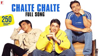 Chalte Chalte  Full Song  Mohabbatein  Shah Rukh Khan Uday Chopra Jugal Hansraj Jimmy Shergill [upl. by Eiramoj]