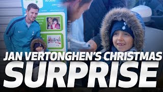 JAN VERTONGHEN SURPRISES YOUNG FAN FOR CHRISTMAS [upl. by Aldos55]