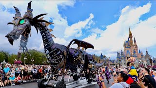 Disney Festival of Fantasy Parade at Magic Kingdom  FULL SHOW in 4K  Walt Disney World March 2022 [upl. by Weinshienk]