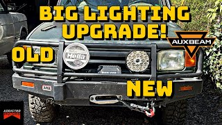 UPGRADING My OffRoad Lighting On A Budget With AUXBEAM LEDs  Install Land Rover D1 [upl. by Benedic]