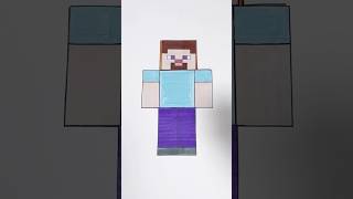 🧚Paperdiy🧚‍♀️Decorate with Sticker Book 👕Minecraft Steve asmr diy paperdiy [upl. by Sorcim340]