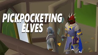 Pickpocketing Elves  OSRS Money Making Method 2020 [upl. by Ahsial]