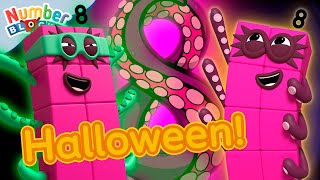 🧛‍♀️ Happy Halloween Numberblocks Explorers🧛‍♀️ Spooky Learn to Count  Numberblocks [upl. by Arada]