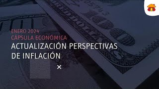 Actualización perspectivas de inflación  ene 24 [upl. by Yanrahc]