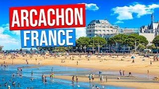 ARCACHON  FRANCE City tour of Arcachon on the Arcachon Bay in 4K [upl. by Anavoj]