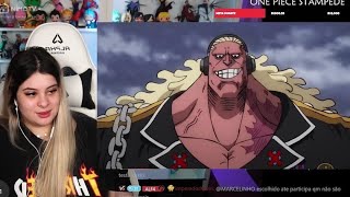 MARIANA ALPHA  REAGINDO DOUGLAS BULLET VS SUPERNOVAS  DUBLADO   One piece  Stampede [upl. by Chivers]