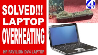 HOW TO FIX AN OVERHEATING LAPTOP HP DV4 ENTERTAINMENT PC DISASSEMBLY 2022 [upl. by Mcknight]