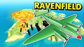 DROPPING BOMBS WITH BOMBER PLANE IN RAVENFIELD Ravenfield Funny Gameplay [upl. by Celinda]