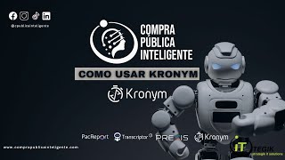 COMO USAR KRONYM quot🚀 Descubre el secreto del éxito en compras públicas 🌐💡 [upl. by Oloap]