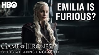 New Interview Emilia Clarke Finally Breaks Her Silence About Game of Thrones Season 8 HBO [upl. by Rhpotsirhc851]