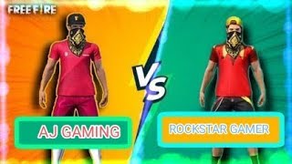 A J GAMING🇮🇳 vs ROCKSTAR GAMING🏴‍☠️ 1VS1 CUSTOM ROOM MATCH 01 [upl. by Klemens]