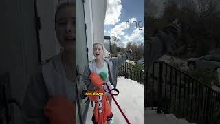 Stranger apologizes for dogs behavior in front of ring camera😂 [upl. by Joeann]