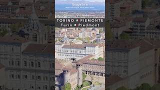 Turin Piedmont  5 Residences of the Royal House of Savoy 🇮🇹 Aerial View  Google Earth [upl. by Johiah]