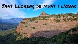 ⛰️SANT LLORENÇ DE MUNT I L´OBAC 🌄 26032023 [upl. by Samuel]