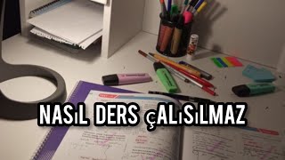 DERS ÇALIŞMA VLOG [upl. by Noxaj]