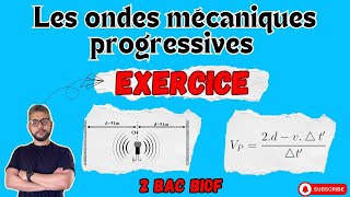 Exercice  Ondes sonores  Ondes mécaniques progressives  2 BAC  Prof BMOUSLIM [upl. by Winn]