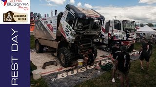 TATRA BUGGYRA RACING on DAKAR 2016  Rest Day [upl. by Irrab558]