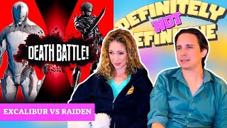 Death Battle Excalibur vs Raiden Reaction  Waframe vs Metal Gear [upl. by Nosremaj959]