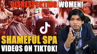 Shameful spa videos on tiktok Disrespecting women [upl. by Nanreit]