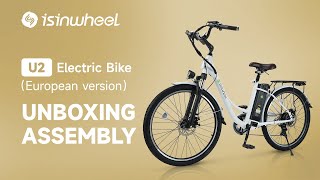 Unboxing  isinwheel U2 City Commuter EBike European version） [upl. by Wehttam]