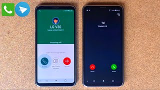 LG V30 Plus incoming call  Telegram Call Android 8 [upl. by Singer]