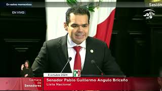 Senado debe ser garante del federalismo y de fortaleza de instituciones Sen Pablo Angulo PRI [upl. by Arutak]