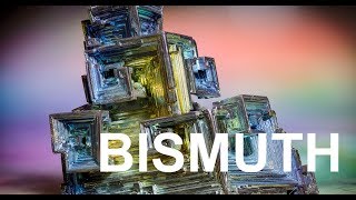 Bismuth Beautiful Diamagnetic Chemical Element [upl. by Vladi]