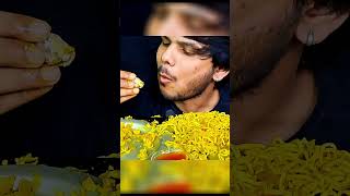 Mukbangers Eating Pasta And Noodles With Fried Chicken ASMR Pieces And Boiled Eggs With Salad Show [upl. by Eanrahc954]