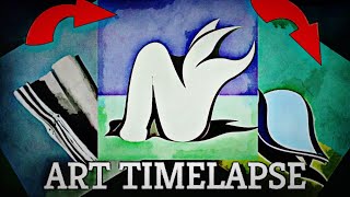 Art Timelapse  Everywhere at a Slightly Different Time [upl. by Petrina]