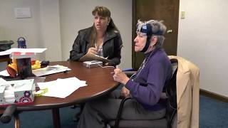 tDCS Treatment with Severe Brocas Aphasia [upl. by Auqinom]