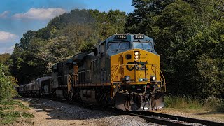 CSX L799 at Spartanburg entering the Belton Sub 10724 [upl. by Mailliw508]