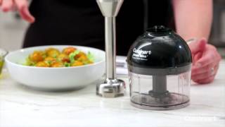 Smart Stick® 2 Speed Smart Stick Hand Blender Demo with Chopper Attachment and Chefs WhiskCSB85 [upl. by Tandie]