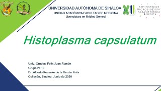 39 Histoplasma capsulatum [upl. by Iemaj228]