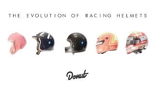 The Evolution of Racing Helmets  Donut Media [upl. by Faunia]