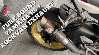 Pure Sound Yamaha R6  Rockvan Exhaust [upl. by Ing]